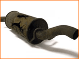 Rusty Exhaust Pipe